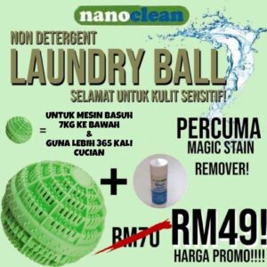 Non Detergent Laundry Ball + Magic Stain Remover